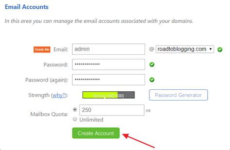 How to create a free email account .
